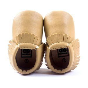 Baby Boys Girls Tassel Soft Soled Non-slip Crib Shoes Moccasins First Walkers